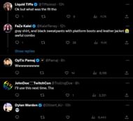 Fans react to the streamer's story (Image via Twitter)